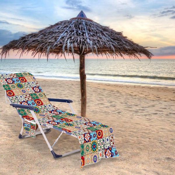

beach chair cover with storage pockets outdoor sun lounger covers pool loungers