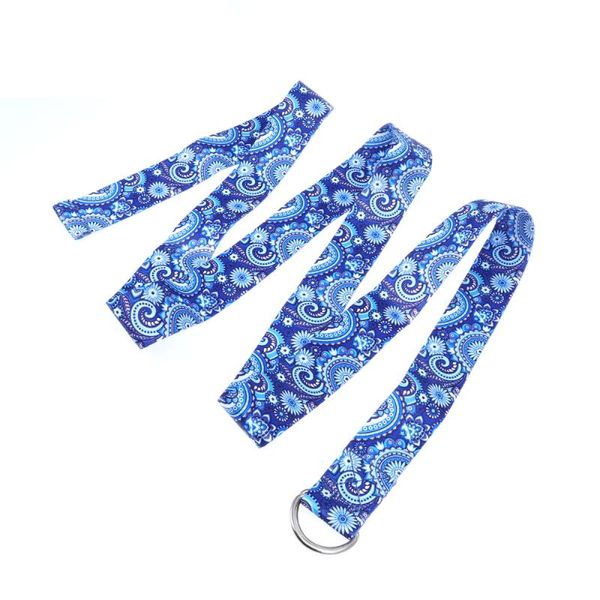 

yoga stretch belt multi functional fitness resistance band portable strap blue enchantress bands