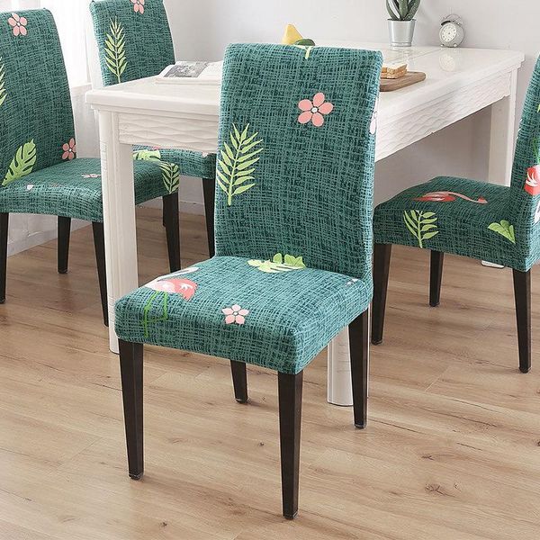 

chair covers dining slipcover blue room printing cover stretch ch47012