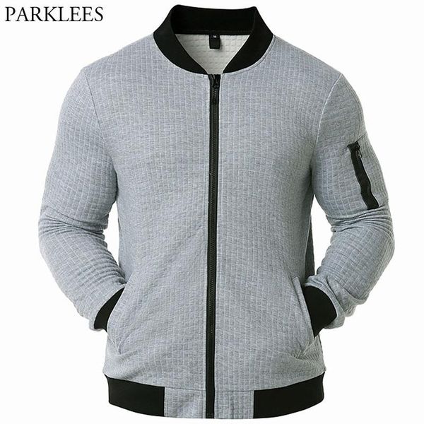 

men's jackets small plaid bomber jacket men 2021 brand mens baseball and coats casual slim fit stand collar outwear hommes veste xxxl, Black;brown