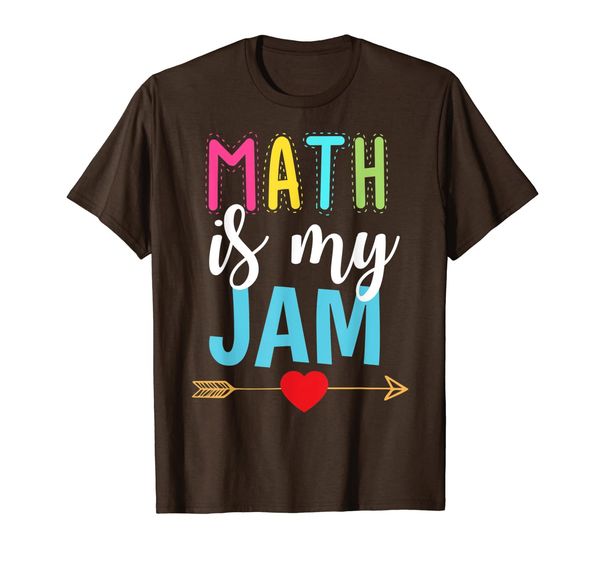 

Funny Math Teacher T-Shirt Math is My Jam Gift for Teacher T-Shirt, Mainly pictures