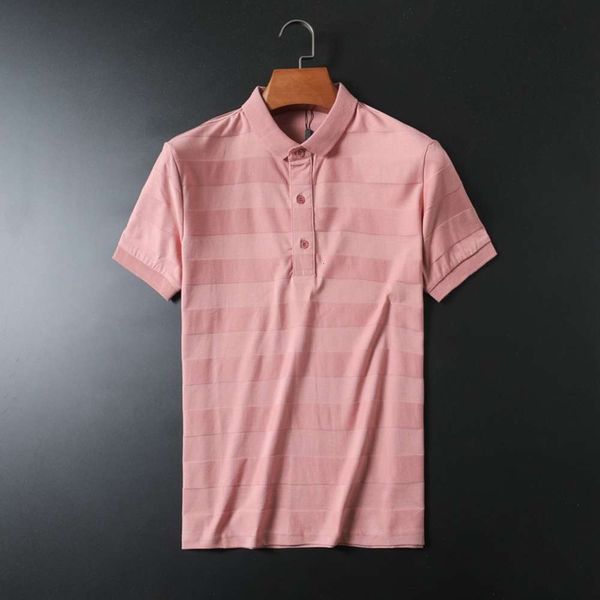 

men's t-shirts polo shirt short solid color stripe busins paul half sve avant-garde fashion handsome 1, White;black