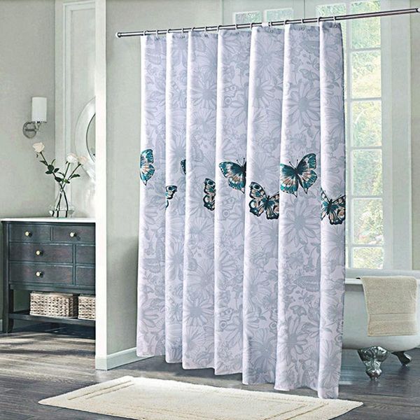

thicken anti-mildew waterproof shower curtain funny plant aesthetic cortina banheiro bathroom set bd50yl curtains