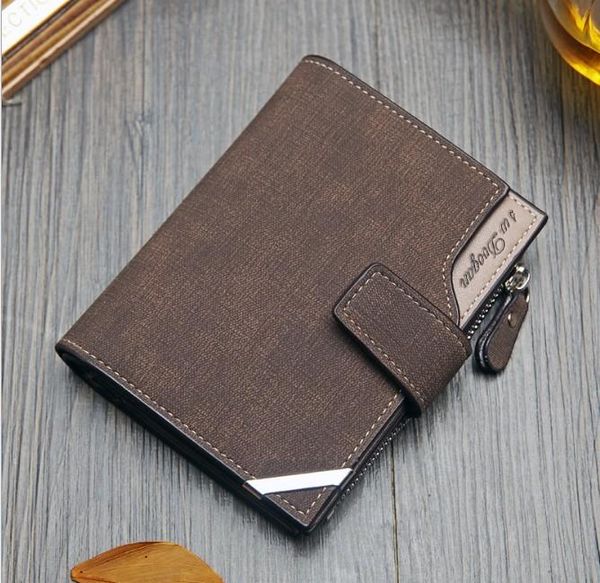 

wallets fashion 2021 est men's wallet vertical clasp seventy percent off short bus card bag, Red;black