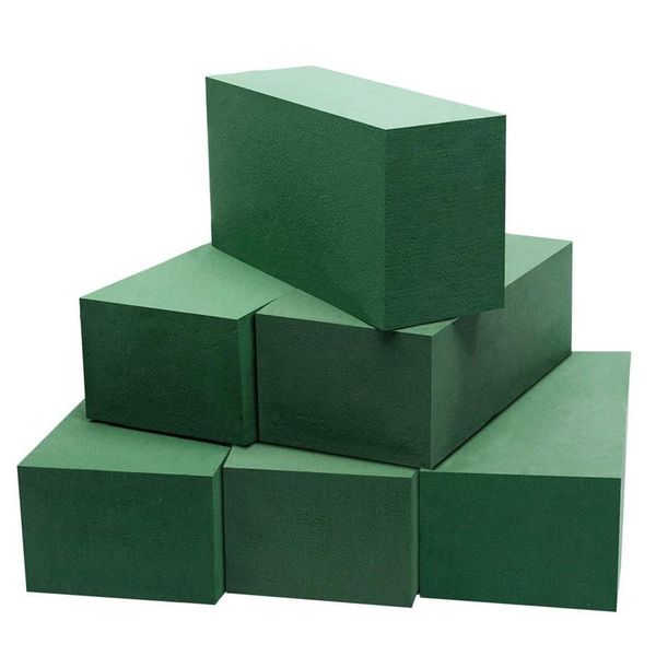 

decorative flowers & wreaths 16pcs floral foam bricks green blocks for flower arrangement and wedding holiday decorations