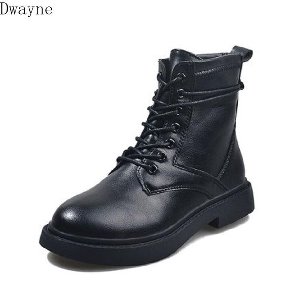 

boots female 2021 autumn wild low heel fashion black plus velvet short tide