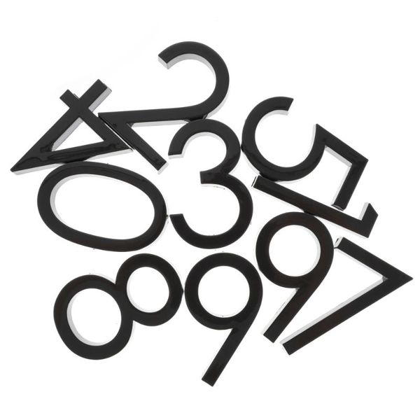 

wall clocks 20pcs self-adhesive door house numbers mailbox street address