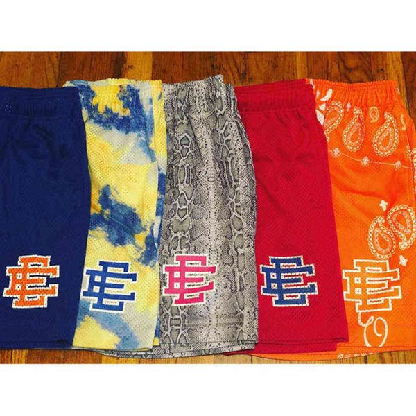 

eric emanuel mens ee casual shorts fashion brand basic fitness sports pants summer gym workout mesh breathab men women basketball football s, White;black