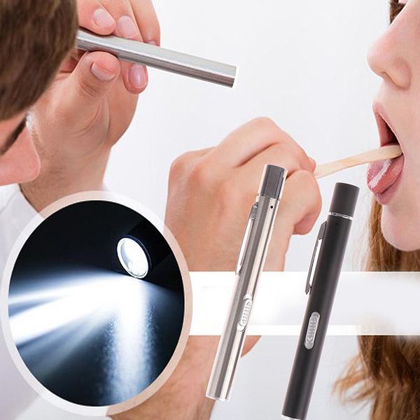 

flashlights torches 1pc usb handy pen light mini nursing led torch lamp clip pocket