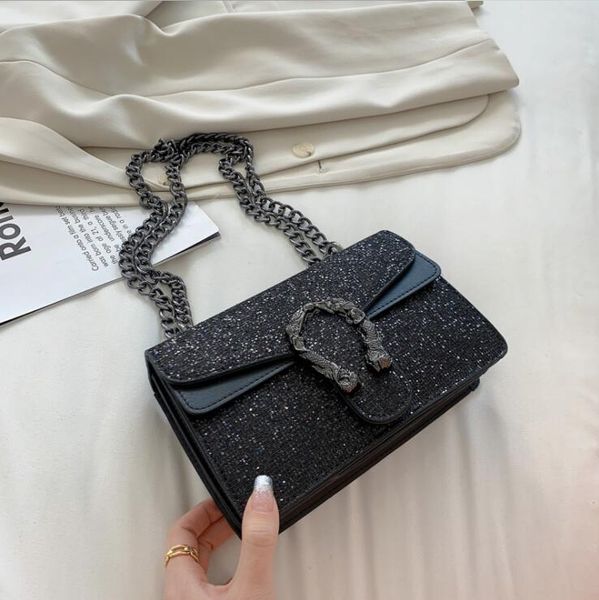 

factory wholesale leather women chain bag retro color matching leathers messenger bags street personality diamond handbag sweet lady contras, Black;red