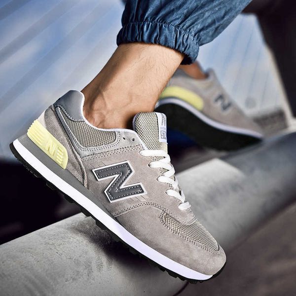 

nb casual sports sho men's n-word daddy running wo 574 spring and autumn bain cool 2021 style