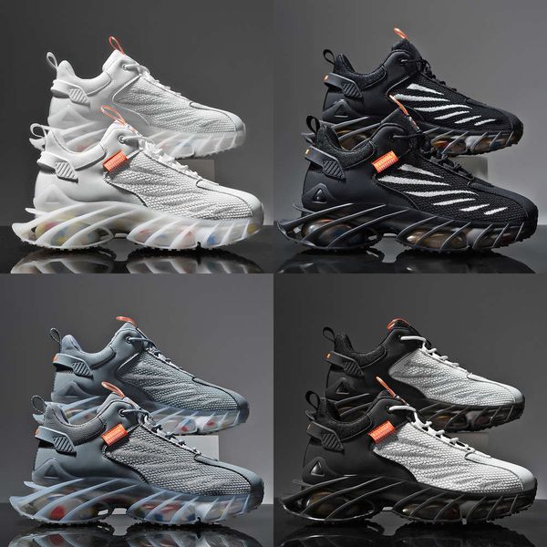

casual shoes large size summer new night reflective silk sports leisure fashion net face blade bottom daddy shoes kq4a vtl8, Black