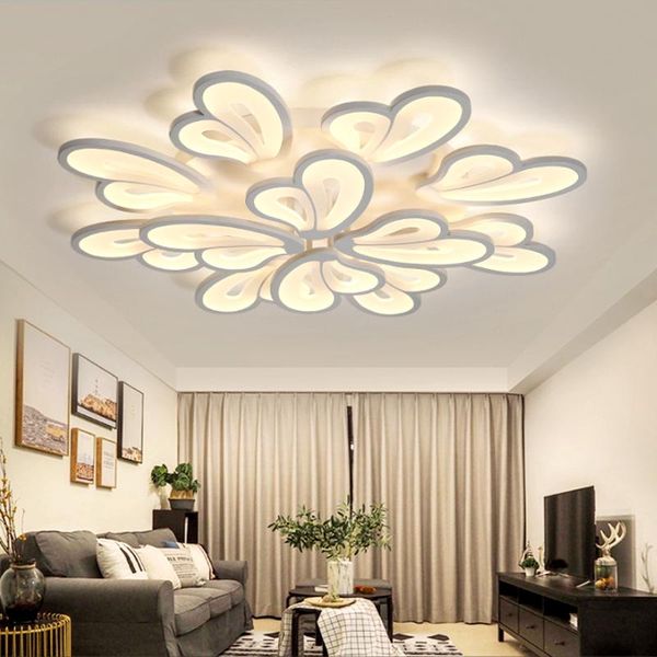 

ceiling lights modern living room el acrylic led lamp bedroom villa lighting study restaurant wholesale