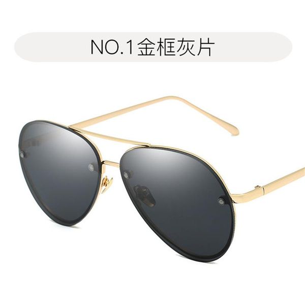 

sunglasses european and american small frame goggles metal glasses ladies, White;black