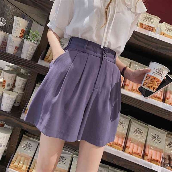 

women's pants & capris draping elastic waist women korean version of solid color casual high wide leg loose a-line ctq0, Black;white