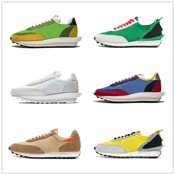 

2021 ldv waffle shoe men' casual shoes chunky dunky game royal wolf grey varsity blue women' sneaker trainers