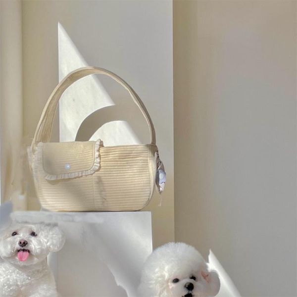 

shoulder bags canvas totes handbags for women casual shopper bag 2021 fashion cute large capacity pet cat small dog crossbody