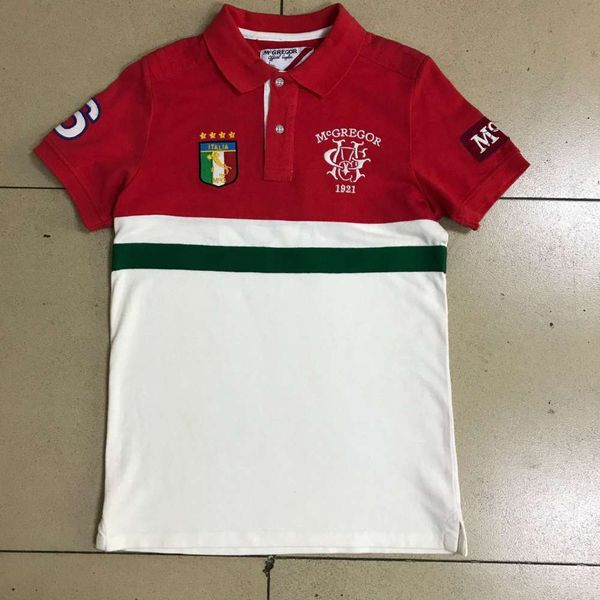 

men's polo shirt for spring and summer, White;black