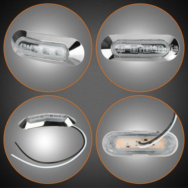 

red amber car led waterproof 260k-3000k accessory clearance side marker light dust-proof useful emergency lights