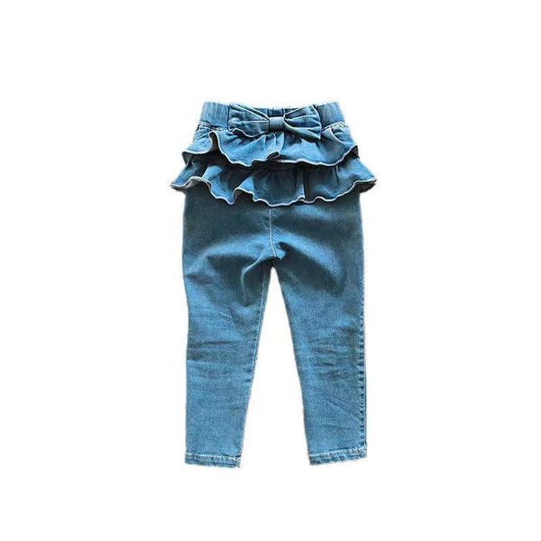 

trousers girls 2021 spring and autume sweet fashionable styles' jeans pants good quality comfortable attractive childrens leggin, Blue
