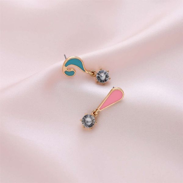 

question exclamation earrings dripping mini earrings cute gentle fairy