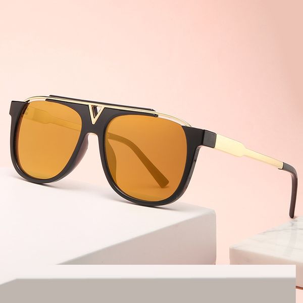 

1pcs brand sun glasses evidence sunglasses designer glasses eyewear mens womens polished black, White;black