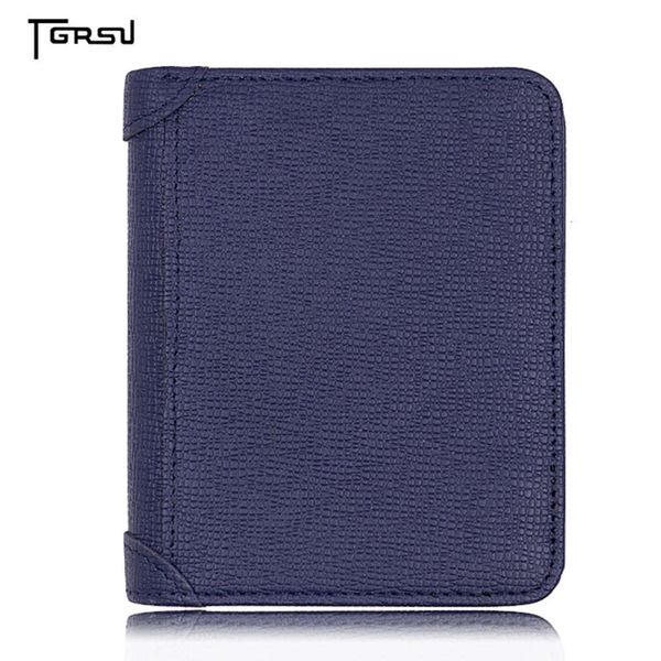 

the wallet men's leather short rfid theft brush card pocket wallet, Black