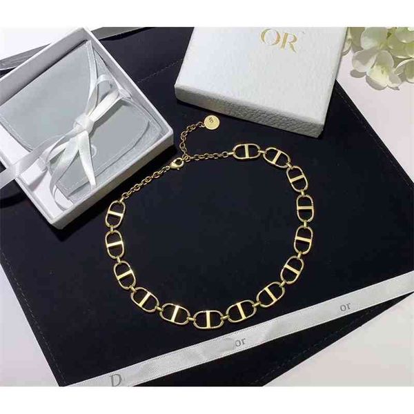 

70% off outlet online 2021 new style net red temperament full letter necklace bracelet for women, Black