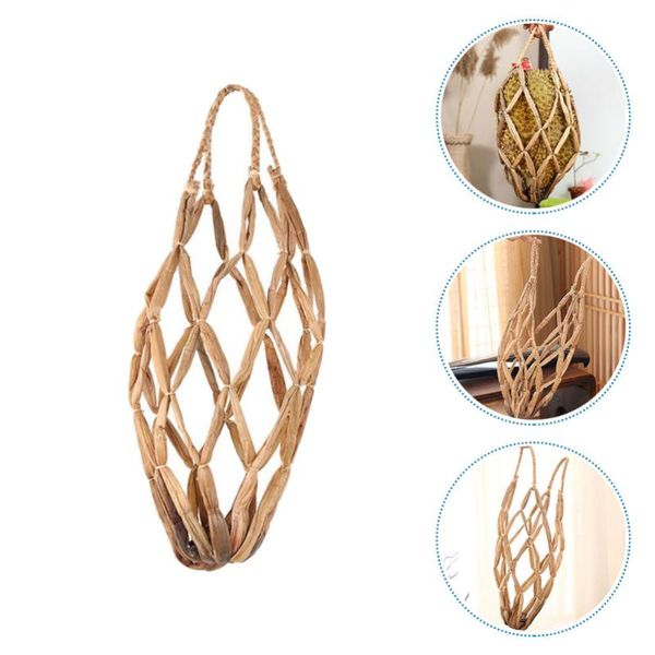 

storage baskets 1pc fruit basket holding straw weaving craft carrying
