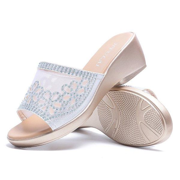 

slippers women's summer flip flop open toe jelly sandal fashion lace slide sandals ladies outside wear shoes, Black