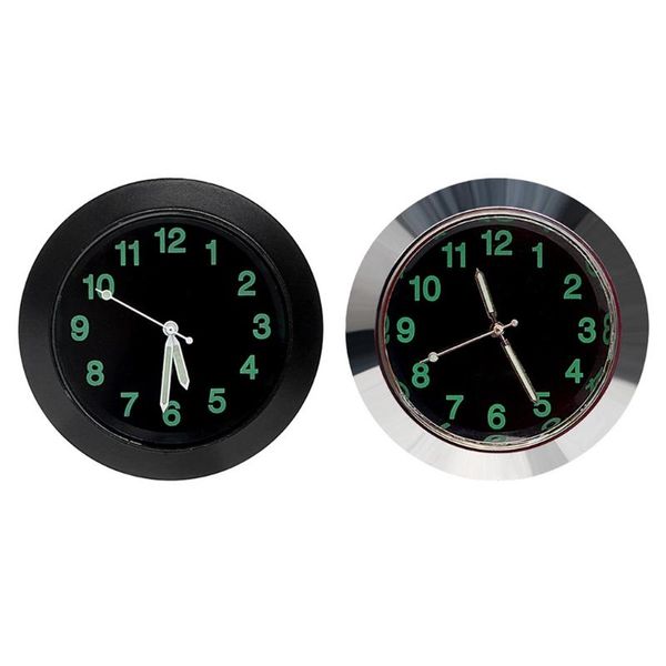 

wall clocks luminous auto gauge clock mini car air vent quartz with clip intelligent outlet watch timing equipment decor