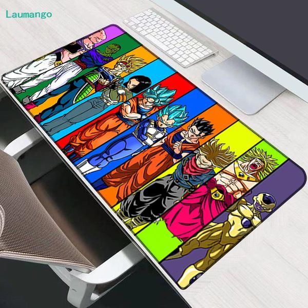 

mouse pads & wrist rests computer mousepad anime mats goku large gamer desk accessories gaming pc mat big pad xl deskpad cs go carpets