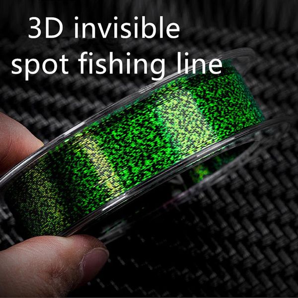 

100m/50m invisible speckle fishing line 0.12-0.50mm japan strong pull monofilament fluorocarbon coating sinking carp braid