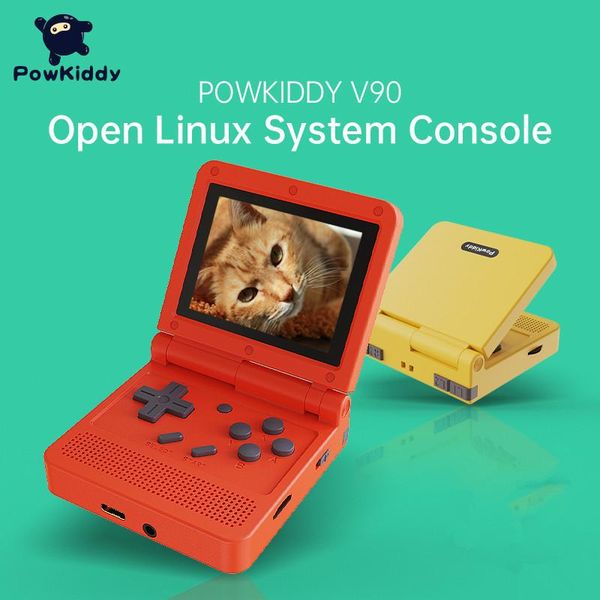 

3 inch ips screen flip handheld console dual open system game 16 simulators retro ps1 kids gift 3d portable players