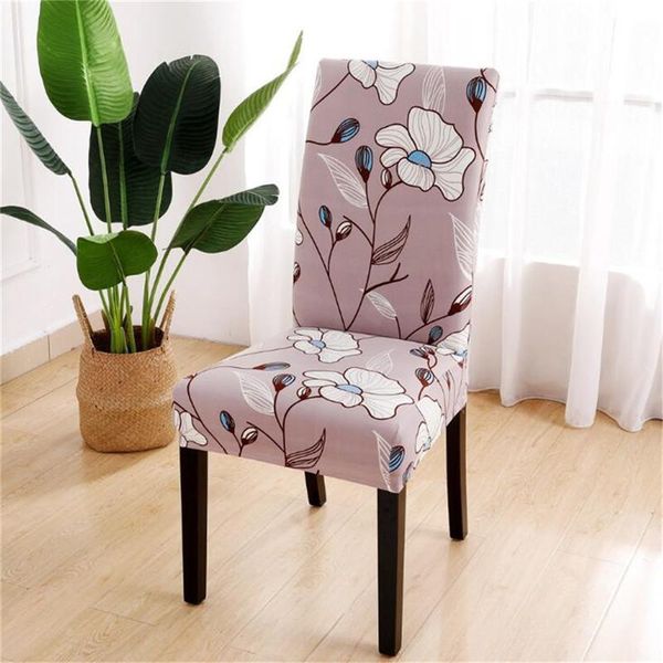 

chair covers dining wedding party protector cover flower printing high elasticity stretch removable washable slipcover room seat
