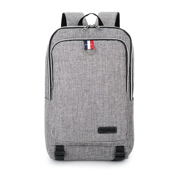 

backpack simple square computer retro korean version leisure double shoulder bag
