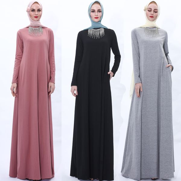 

kaftan eid mubarak abaya dubai turkey muslim hijab dress caftan american islamic clothing abayas for women dresses robe vestidos, Red