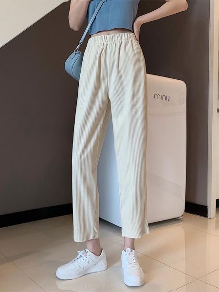 

women's pants & capris 2021 spring/summer loose casual carrot lantern sweatpants thin harem cropped, Black;white