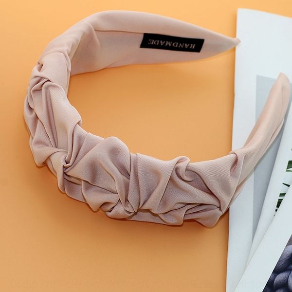 

wjv net red ins mask wash headbands hoopkorean fabric head hoop net red with application maskwide edge pressure hair anti slip hairpin, Silver