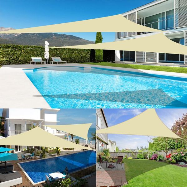 

shade waterproof sun shelter triangle sunshade canopy patio outdoor cover garden pool sail awning for balcony