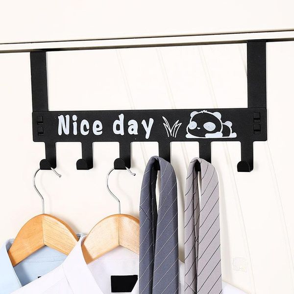 

hooks & rails home door hook hanger for coat towel bag robe keys holder storage heavy-duty organizer 6-hooks rack kitchen accessories