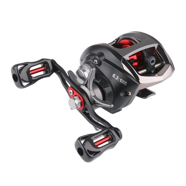 

baitcasting reels metal fishing reel 6.3:1 high speed gear ratio 10kg max drag freshwater ultralight bait casting -40