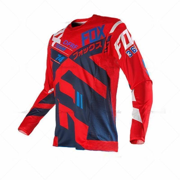 

t-shirt cycling sweatshirt competitive cross-country motorcycle long sleeve downhill quick dry racing jackets, Black;red