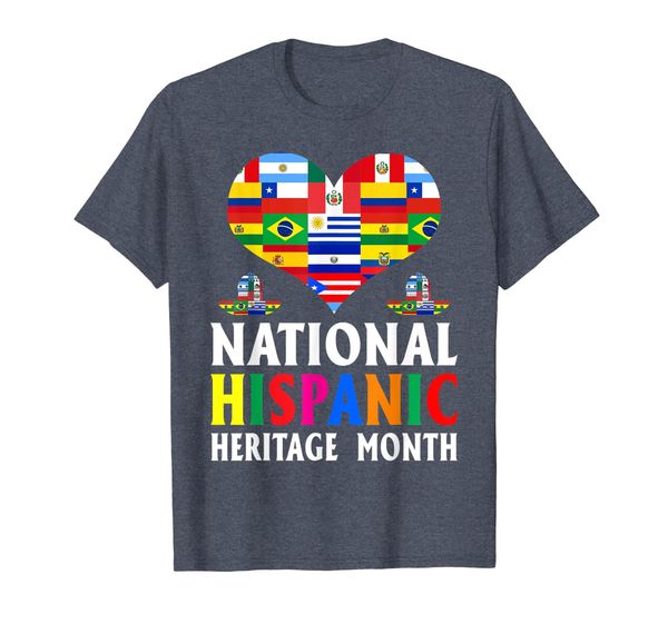 

National Hispanic Heritage Month Heart T-Shirt, Mainly pictures