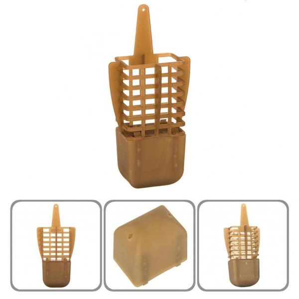 

fishing hooks useful abs weight adjustable efficient lure cage with hollow grid tackle bait