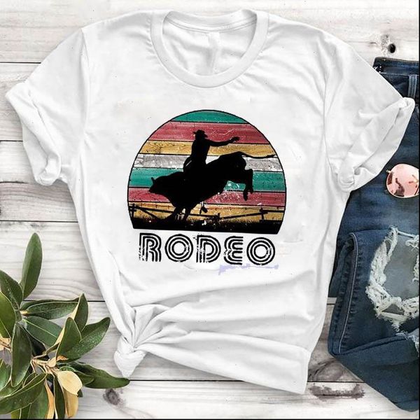 

casual horse fashion summer print women t shirts short sleeve camisa mujer graphic cute tees, White