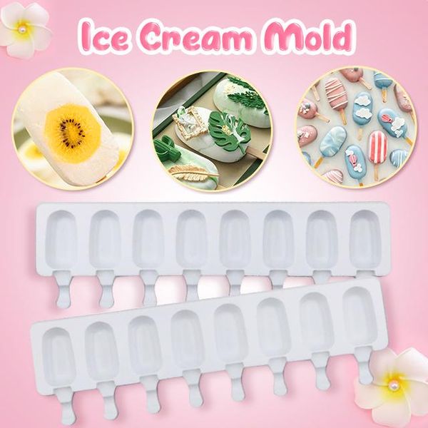 

baking moulds silicone ice cream mold diy er molds homemade grade maker 8 cells big size popsicle cube