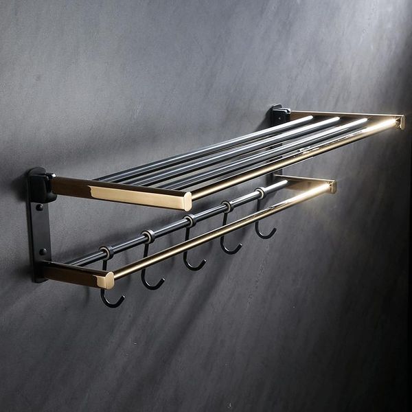 

bath accessory set copper bathroom hardware accessories brass towel bars tissue rack toilet brush holder corner shelf robe hook black & gold