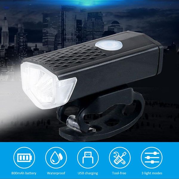 

rechargeable mountain road bike tail light cycling head front lights set waterproof led bicycle lamp
