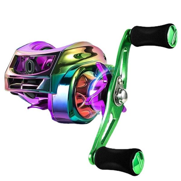

baitcasting reels 2021 all metal reel speed ratio 7.2:1 max drag 8kg magnetic regulating system saltwater freshwater fishing